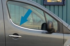 Chrome Side Door Window Sill