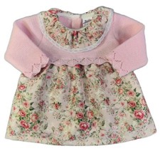 Baby Girl Dress ROSES Knitted