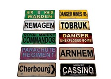 WW2 Reproduction Metal Signs