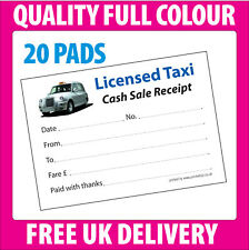 20 x Pads Licensed Taxi