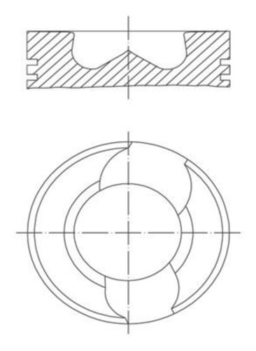 Mahle pistons for man volvo - pistons,