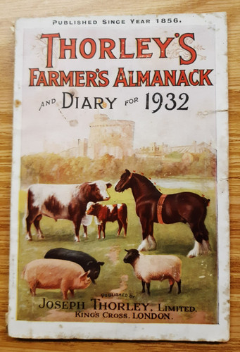 Thorley farmer almanack - farmer's,