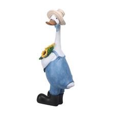 Vivid Garden Duck Statue Resin