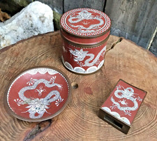 Vintage Cloisonné box ashtray