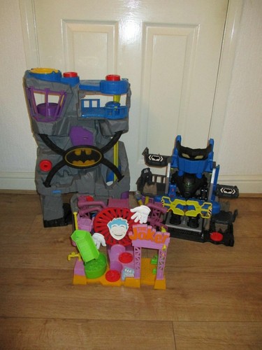 Imaginext batman playsets 3 - playsets, x
