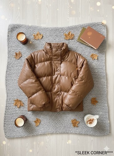 Faux leather tan - faux,