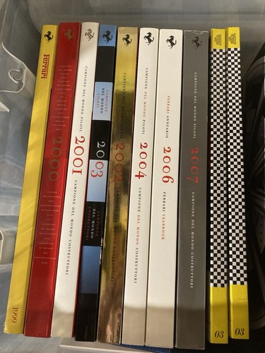 Ferrari yearbooks - ferrari, f1