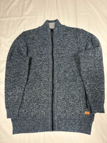 Jbc mens blue flecked - mens, zip