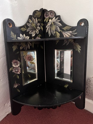 Victorian hand painted - painted, papier