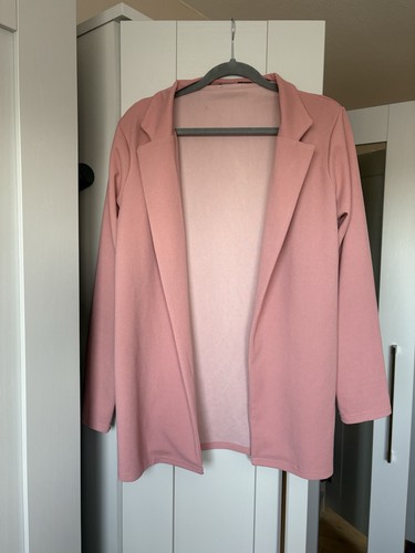 Boohoo ladies pink blazer - pink,