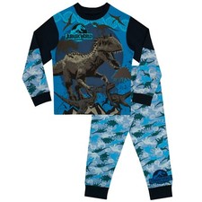 Jurassic World Dinosaur Pyjamas Kids Boys  5 6 7 8 9 10 11 12 13 Years Nightwear