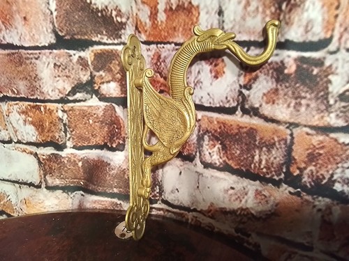 Antique brass griffin - antique,
