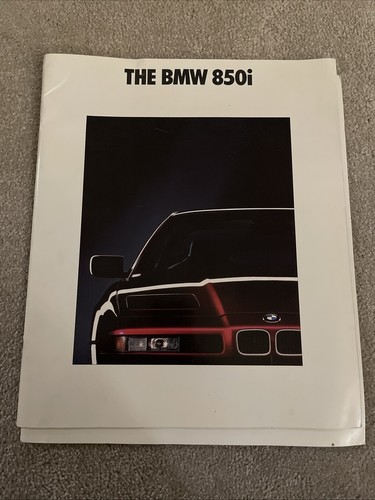 Bmw 850i brochure 1991 - 850i,