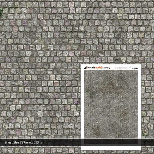Cobblestone paving brick - paving,
