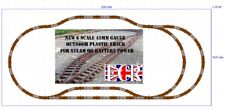 GARDEN G SCALE 45mm GAUGE RAIL PLASTIC RAILWAY TRACK LAYOUT BATTERY STEAM TRAIN