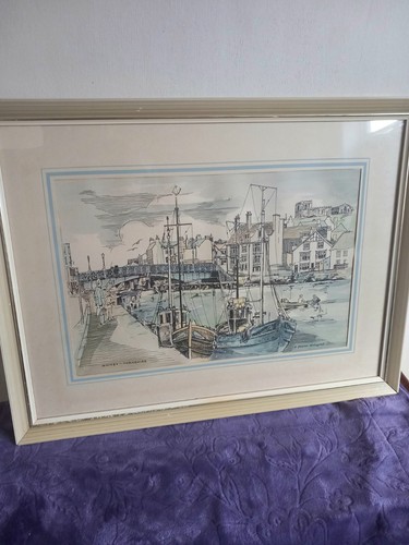 Large signed watercolour - large,