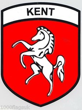 Kent County Flag Vinyl Car