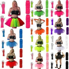 NEW NEON UV TUTU 3 LAYER SKIRT