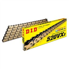 D.I.D. VX X-Ring Chain Gold &