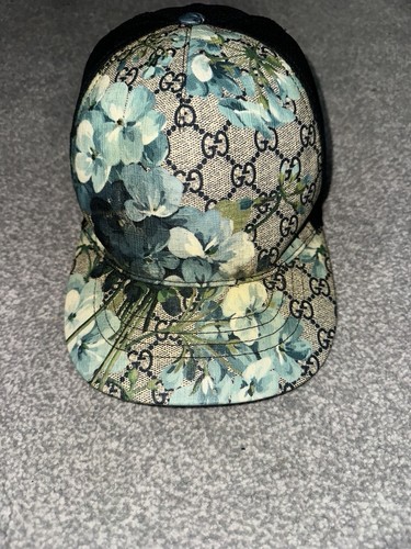 Gucci blue floral canvas - gg,