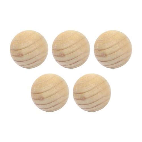 5pcs wooden balls hole - balls,
