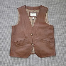 Orvis Leather Waistcoat Jacket