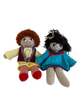 Vintage Hand Knitted Rosie and