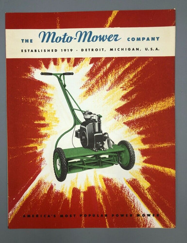1940s moto mower reel lawn - 1940s, co
