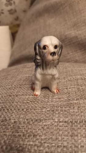 Spaniel dog ceramic - spaniel,