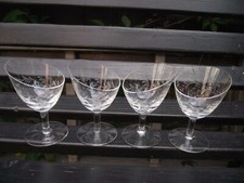 4 Vtg Unusual Angled Slanted