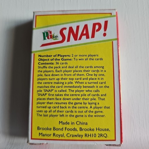Vintage tips snap card - snap,
