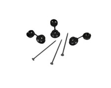 80 x Coroline Corrugated Bituminous Roofing Sheet Fixings - 70mm  Nails - Black