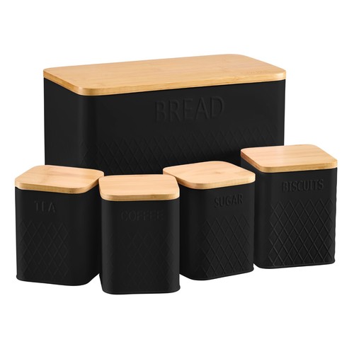 Kitchen storage cannister 5pc - cannister,