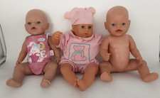 3x Zapf Creation Dolls
