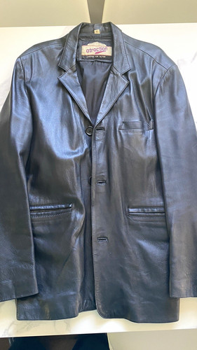 Atraction men black leather - black,