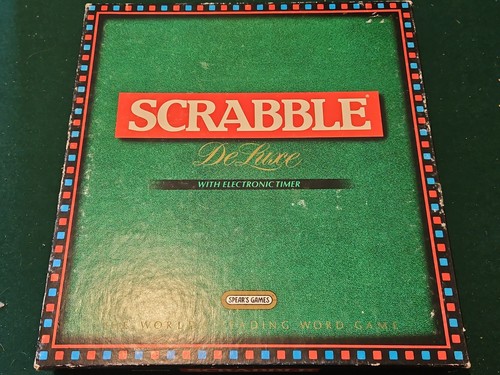 Scrabble deluxe board game - board,