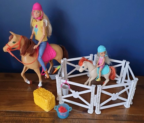 Barbie hugs horses - barbie, n