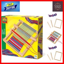 Educational Multicolor Weaving Loom for Ages 6-10 – Create with 60m Yarn
