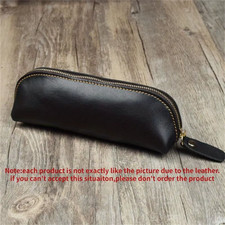 Vintage Leather Pencil Bag