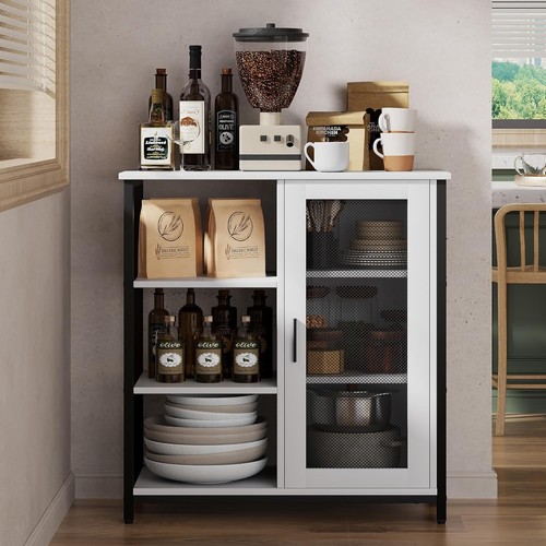 Mini coffee bar cabinet with - coffee,