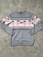 Christmas Jumper Flamingo