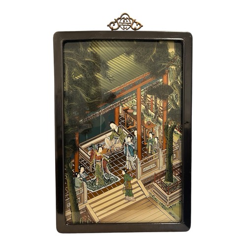 Reverse painting glass - reverse,