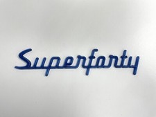 BAL AMI Super Forty Jukebox Reproduction Badge In Transparent Blue