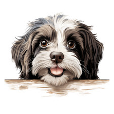 XXL 18X18 cm Havanese Car
