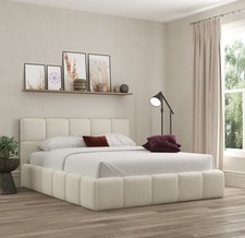 Ovella Cubed Upholstered Bed