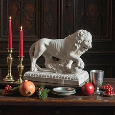 A Fine Creamware Medici Lion