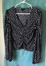 TOPSHOP Polka Dot BLOUSE