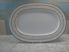 Villeroy & Boch Ivoire Serving Plate Platter 16 1/4" x 11 1/2" Ivory & Gold