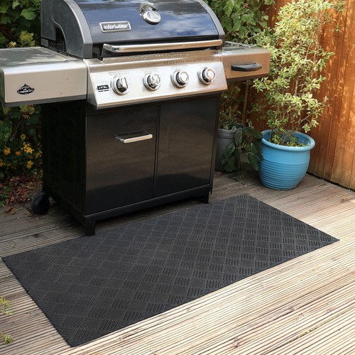 Bbq heat resistant - mat, grill