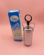 1950s Vintage Stainless Steel Tala Manual Icing Syringe w/ Box Cake Decor Baker